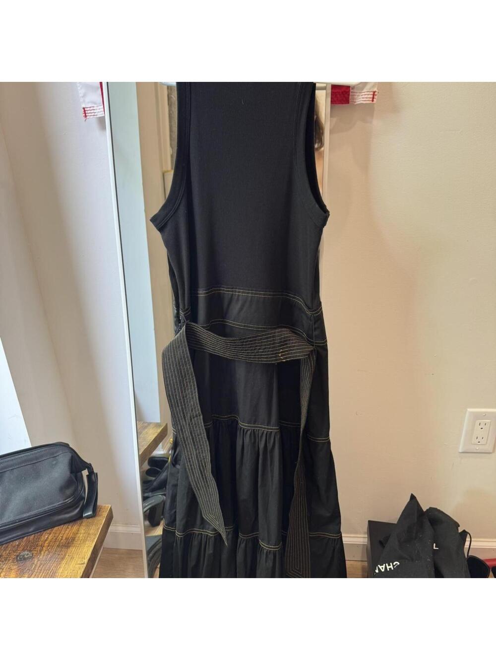 Veronica Beard black maxi dress with pockets. Size M #maxidress #pockets